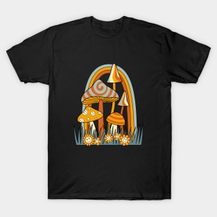 Rainbow on Mushrooms T-Shirt